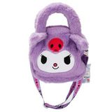 Kuromi Desenli Mor Peluş Omuz Çantası 3016