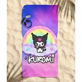 Kuromi Gökkuşağı Temalı Plaj Havlusu Çok Renkli