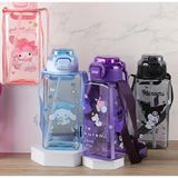 Kuromi Karikatür Desenli 800 ml Suluk - Açk Mor
