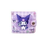 Kuromi Kawaii Mor Şirin Kız Çocuk Cüzdan