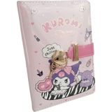 kuromi kilitli hatıra defteri a6 192 sayfa 80 gram 525-2023 - Yok