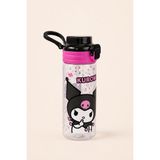 Kuromi Lisanslı Çocuk Suluk 500 ml Pipetli Kilitli Sızdırmaz Bpa Free Su Matarası - 1 Adet