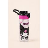 Kuromi Lisanslı Çocuk Suluk 500 Ml Pipetli Kilitli Sızdırmaz Bpa Free Su Matarası