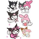 Kuromi Sticker Telefon Laptop Notebook Tablet Defter Matara Stiker Etiket ST649