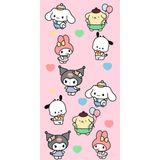 Kuromi Sticker Telefon Laptop Notebook Tablet Defter Matara Stiker Etiket ST673