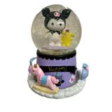 Kuromi Ve Pompompurin Gözü Açık Dev Boy Işıklı Müzikli Kar Küresi