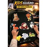 Kurra Store Chevrolet Tahoe GMT410 6.5 I V8 Td 4WD 182 Hp 1999 Uyumlu Kids Guard Araba Koltuk Arkası Çocuk Eğlence ve Seyahat Aktivite Seti Hayvanlar - Renkli