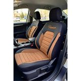 Kurra Store Dacia Dokker Combi Stepway Plus 1.5 Dci 90 2019 Premium Serisi Uyumlu Keten Oto Koltuk Kılıfı Taba