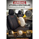 Kurra Store Fiat Palio Weekend (178) 1.6 I 16V El (100 Hp) 1999 Premium Serisi Uyumlu Keten Oto Koltuk Kılıfı Siyah