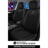 Kurra Store Ford Fiesta St Line1.0 Ecoboost 100 Powershift 2016 Trend Serisi Uyumlu Keten Oto Kılıfı Siyah