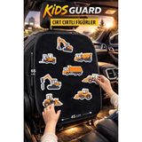 Kurra Store Ford Mondeo Selective 2.0 Tdci 163 Powershift Sw 2012 Uyumlu Kids Guard Araba Koltuk Arkası Çocuk Eğlence ve Seyahat Aktivite Seti - Renkli