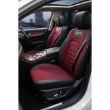 Kurra Store Ford Tourneo Courier I 1.0 Ecoboost (100 Hp) S&s 2017 Titanyum Serisi Uyumlu Keten Oto Koltuk Kılıfı Bordo