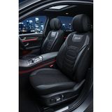 Kurra Store Nissan Quest (Ff-L) 3.5 I V6 24V (233 Hp) 2005 Titanyum Serisi Uyumlu Keten Oto Koltuk Kılıfı Siyah