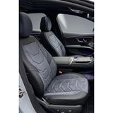 Kurra Store Rover 800 Hatchback 827 Vitesse/slı (177 Hp) 1990 Arenza Lüks Serisi Uyumlu Kumaş Oto Koltuk Kılıfı Füme