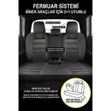 Kurra Store Volkswagen Polo 1.4 (75) Pantherline 4 Kapı Ov 2005 Jakar Serisi Uyumlu Jakar Kumaş Oto Kılıf Kırmızı - Siyah - Kırmızı