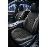 Kurra Store Volkswagen Polo 1.4 Tdi Basicline 4 Kapı (75) 2005 Alucar Serisi Uyumlu Kumaş Oto Koltuk Kılıfı Siyah