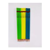 Kurşun Kalem Hb Neon Yeşil-Sarı-Mavi 9 Adet