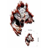 Kurt Bozkurt Gökbörü Börü Sticker 20x14 Cm 00004