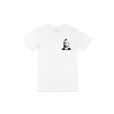 Kurt Cobain Cep Logo Tasarımlı Beyaz Tişört