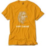 Kurt Cobain Lyrcis Sarı Tişört Liyada - 2XL
