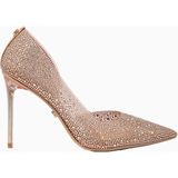 Kurt Geiger Carvela Positano Vinyl Stiletto Kadın Topuklu Ayakkabı - Kahverengi