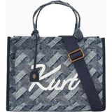 Kurt Geiger Denim Kurt Tote Kadın Omuz Çantası - Lacivert