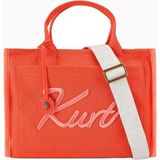 Kurt Geiger Kurt Tote Büyük Boy Kadın Omuz Çantası - Turuncu