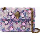 Kurt Geiger Mini Kensington Butterfly Zincir Askılı Kadın Çapraz Çanta - Mor