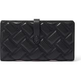 Kurt Geiger Quilted Soft Leather Wallet, Yumuşak Kuzu Derisi Kartlık - Siyah
