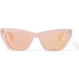 Kurt Geiger Shoreditch Small Cat Eye Güneş Gözlüğü 13X4 Cm, Cr-39 Lensli Şık Tasarım - Pembe