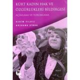 KÜRT KADIN HAK VE ÖZGÜRLÜKLERİ BILDIRGESI - KERIM YILDIZ;ARCHANA SINHA