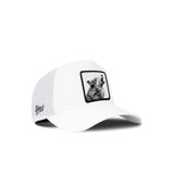 Kurt Logolu Beyaz Trucker Şapka