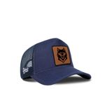 Kurt Logolu Cordura Lacivert Trucker Şapka
