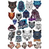 Kurt Wolfs Sticker Set-2 17 Parça Telefon, Tablet, Defter, Laptop Sticker