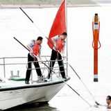 Kurtarma pertiga, havuzlar için teleskopik güvenlik kancası, 5,5 metre (18 ft): su parkları ve plajlar için hafif kurtarma çubuğu, yüzen nesneleri kurtarma