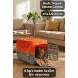 Kurtbay Şekil Comfort Kedi Köpek Evcil Hayvan Taşıma Çantası Sepeti Kafesi Orta Boy 48x32x30 cm