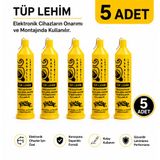 Kurtel Tüp Lehim 60/40 1,2 Mm - 60 Kalay 40 Kurşun 1.2 Mm Pastalı Tüp Lehim 25 Gram - ( 5 Adet)