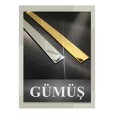 Kurtulan Lazer Tasarım Şerit Pleksi Yapışkanlı Gümüş Ayna 1.8 Cm X 120 Cm ( 5 Adet )