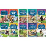 Kurtuluşun Kahramanları 2. Set 10 Kitap / Ahmet Hulusi Efendi - Cafer Efe - Kara Yılan - Hatice Bacı - Hamdi Bey - Yahya Kaptan