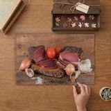 Kuru Et - Sebzeler Tasarımı 240 Parça Ahşap Puzzle Ahşap Kutuda MP01346