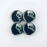 Kuru Kafa Ghost Damla Geçme Jant Göbek Kapağı 4 Lü Set 55/58Mm Siyah