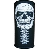 Kuru Kafa Maske Bandana Bandı Boyunluk Dikişsiz - Standart - Siyah - Beyaz
