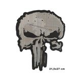 Kuru Kafa Ölüm Nakış Işleme Arma Patch Peç Yama 21,5×27 Cm Çok Renkli