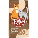 Kuru Kedi Maması, Tavuklu, Yetişkin, Keten Tohumu ile Omega 3 & 6 Katkısı, 1 kg - Alabalık