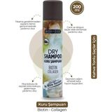 Kuru Şampuan Biotin Collagen 200 Ml - Kahverengi Saçlar - Mrfs