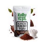 Kuru Yeşil Alkalize Kakao Tozu 1 kg | Dutch Process Bitter Kakao