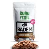 Kuru Yeşil Çiğ Badem İçi -%100 Yerli Badem - Taze, Katkısız, Sağlıklı Kuruyemiş Diyet Dostu, Protein Deposu - 250 gr