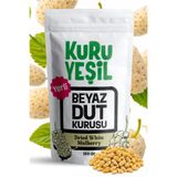 Kuru Yeşil Doğal Beyaz Dut Kurusu 150 gr - Şekersiz ve Katkısız, Geleneksel Yöntemlerle Kurutulmuş, Süper Gıda, Doğal Enerji Kaynağı, Vegan ve Glutensiz Kuru Meyve