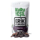 Kuru Yeşil Doğal Kuru Erik 50 gr - Şekersiz ve Katkısız, Sağlıklı Atıştırmalık, Yüksek Lifli, Vegan ve Glutensiz Kuru Meyve
