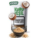 Kuru Yeşil Hindistan Cevizi Cipsi – 100 Gr – Hindistan Cevizi Kurusu – Şeker İlavesiz – Doğal